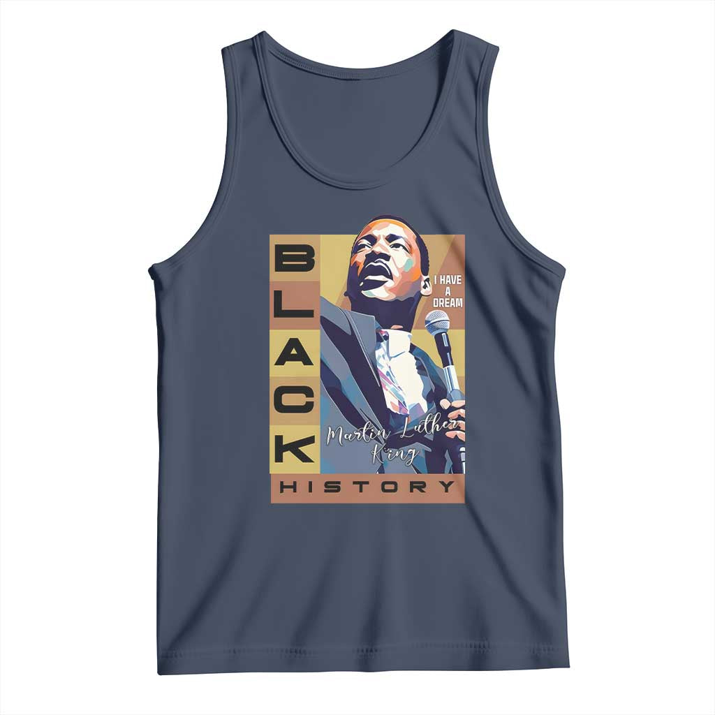 I Have A Dream Martin Luther King MLK Quote Tank Top Black History Month