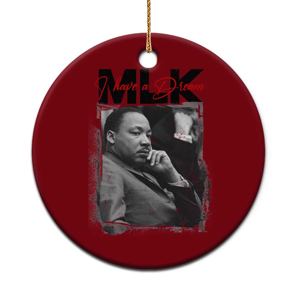 MLK I Have A Dream Ceramic Ornament Dr Martin Luther King Jr Black History Month