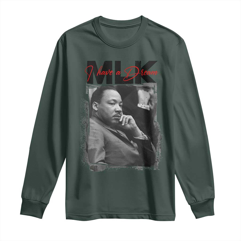 MLK I Have A Dream Long Sleeve Shirt Dr Martin Luther King Jr Black History Month