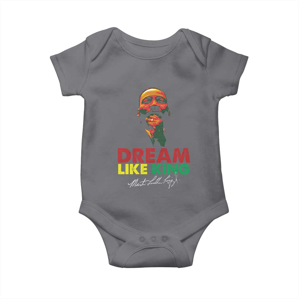 Dream Like King Martin Luther King Baby Onesie MLK Black History Month