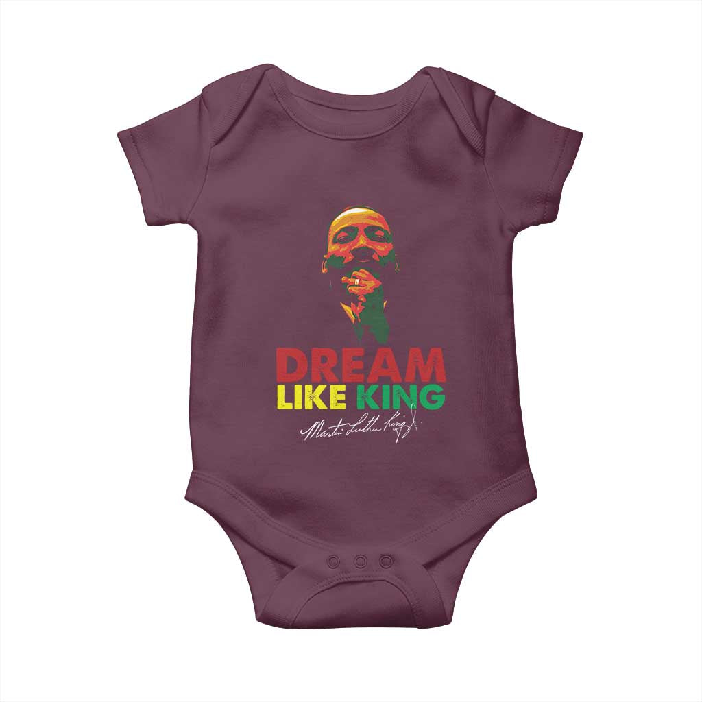 Dream Like King Martin Luther King Baby Onesie MLK Black History Month
