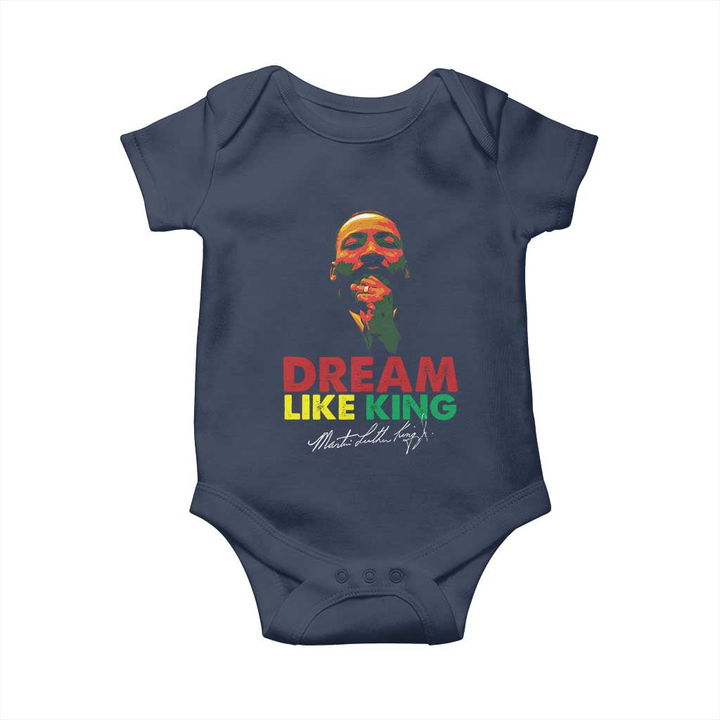 Dream Like King Martin Luther King Baby Onesie MLK Black History Month