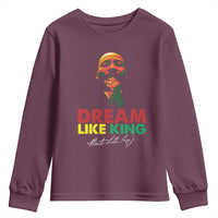 Dream Like King Martin Luther King Youth Sweatshirt MLK Black History Month