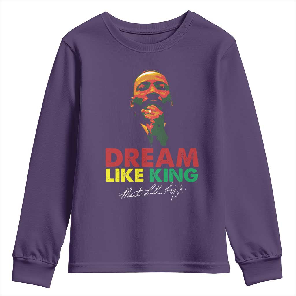 Dream Like King Martin Luther King Youth Sweatshirt MLK Black History Month