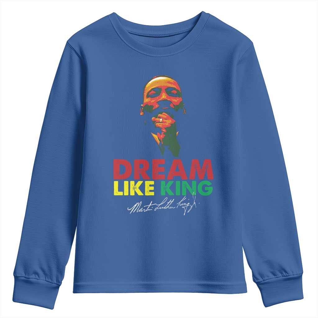 Dream Like King Martin Luther King Youth Sweatshirt MLK Black History Month