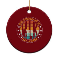 Martin Luther King I Have A Dream Ceramic Ornament Retro MLK Day