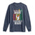 Martin Luther King Quote Long Sleeve Shirt The Time Is Always Right To Do What Is Right Hand Fist