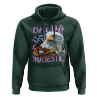 Funny Eagle Bald And Majestic Hoodie Vintage Eagle Thunder Storm