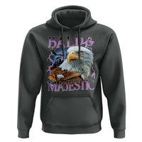 Funny Eagle Bald And Majestic Hoodie Vintage Eagle Thunder Storm