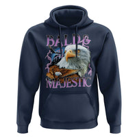 Funny Eagle Bald And Majestic Hoodie Vintage Eagle Thunder Storm