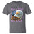 Funny Eagle Bald And Majestic T Shirt Vintage Eagle Thunder Storm - Wonder Print Shop