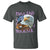 Funny Eagle Bald And Majestic T Shirt Vintage Eagle Thunder Storm - Wonder Print Shop
