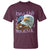 Funny Eagle Bald And Majestic T Shirt Vintage Eagle Thunder Storm - Wonder Print Shop