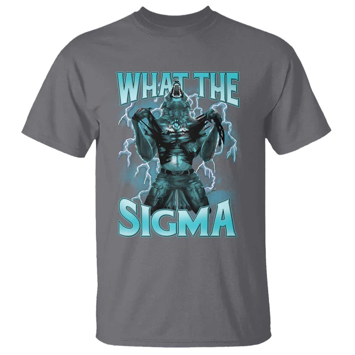 Funny What The Sigma T Shirt Alpha Wolf Oddly Specific Thunder Meme