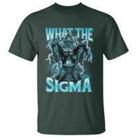Funny What The Sigma T Shirt Alpha Wolf Oddly Specific Thunder Meme