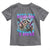 Funny Rizz Em With The Tism Toddler T Shirt Meme Autistic Racoon