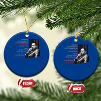 MLK Darkness Cannot Drive Out Darkness Only Light Can Do That Ceramic Ornament Martin Luther King