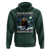 Funny Bigfoot Guess What Hoodie Butt Sasquatch Starry Night