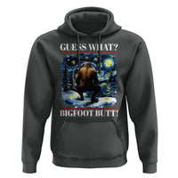 Funny Bigfoot Guess What Hoodie Butt Sasquatch Starry Night