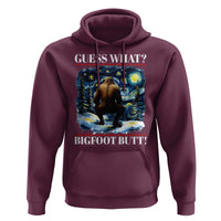 Funny Bigfoot Guess What Hoodie Butt Sasquatch Starry Night