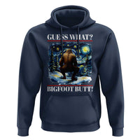 Funny Bigfoot Guess What Hoodie Butt Sasquatch Starry Night