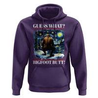 Funny Bigfoot Guess What Hoodie Butt Sasquatch Starry Night