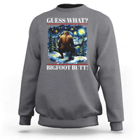 Funny Bigfoot Guess What Sweatshirt Butt Sasquatch Starry Night - Wonder Print Shop