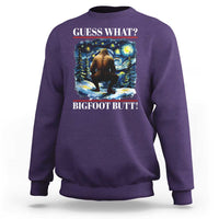 Funny Bigfoot Guess What Sweatshirt Butt Sasquatch Starry Night - Wonder Print Shop