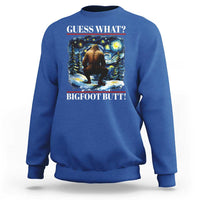 Funny Bigfoot Guess What Sweatshirt Butt Sasquatch Starry Night - Wonder Print Shop