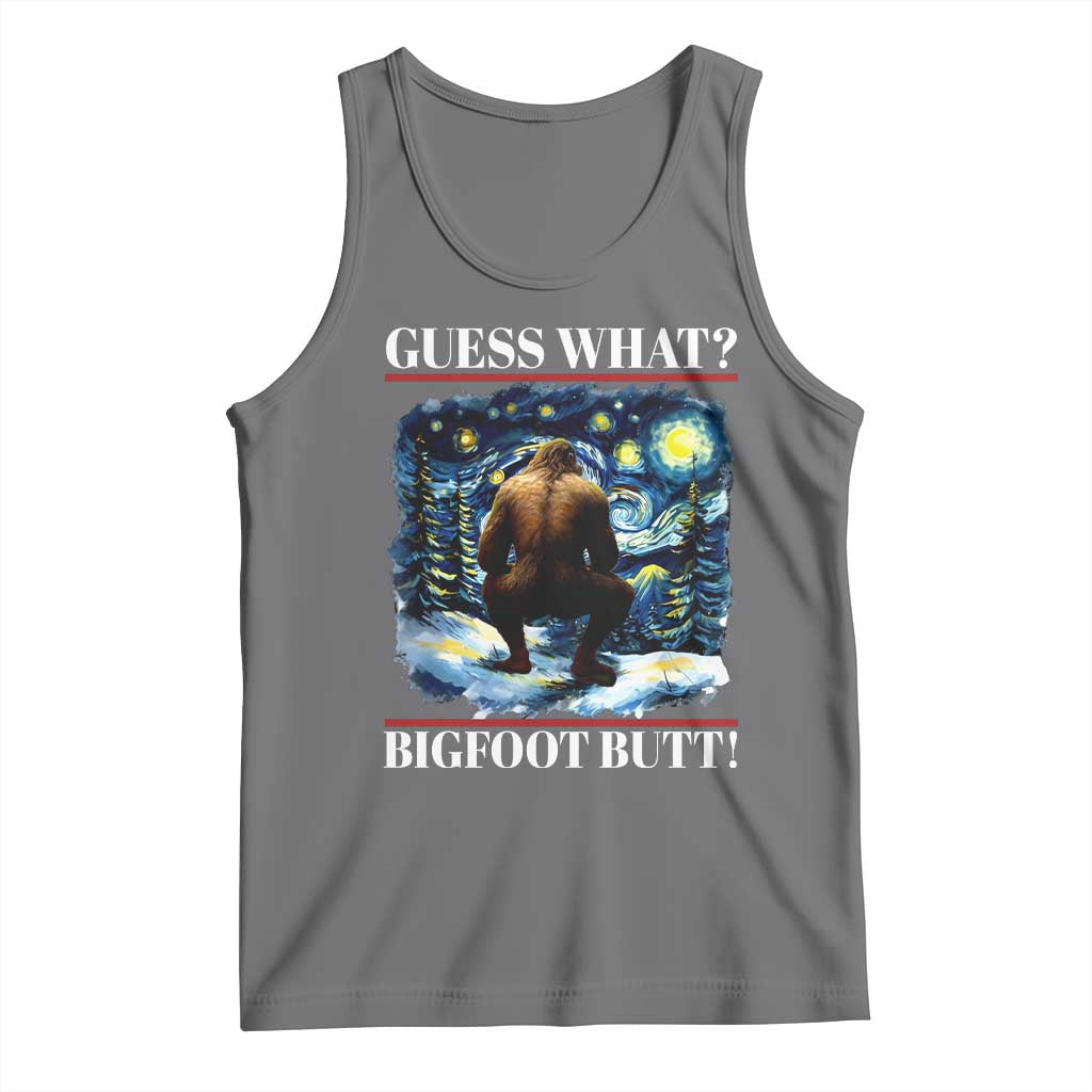 Funny Bigfoot Guess What Tank Top Butt Sasquatch Starry Night