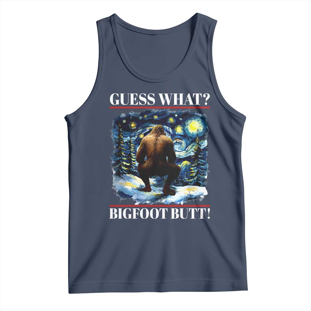 Funny Bigfoot Guess What Tank Top Butt Sasquatch Starry Night