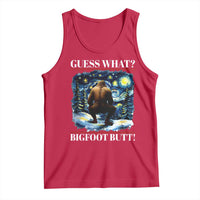 Funny Bigfoot Guess What Tank Top Butt Sasquatch Starry Night