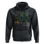 Personalized 100TH Day Of School Football Hoodie Custom Text I Tackled 100 Days Of School