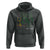 Personalized 100TH Day Of School Football Hoodie Custom Text I Tackled 100 Days Of School