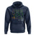 Personalized 100TH Day Of School Football Hoodie Custom Text I Tackled 100 Days Of School