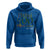 Personalized 100TH Day Of School Football Hoodie Custom Text I Tackled 100 Days Of School