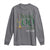 Personalized 100TH Day Of School Football Long Sleeve Shirt Custom Text I Tackled 100 Days Of School