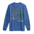 Personalized 100TH Day Of School Football Long Sleeve Shirt Custom Text I Tackled 100 Days Of School
