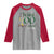 Personalized 100TH Day Of School Football Raglan Shirt Custom Text I Tackled 100 Days Of School