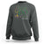 Personalized 100TH Day Of School Football Sweatshirt Custom Text I Tackled 100 Days Of School