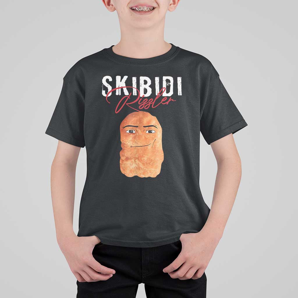 Funny Skibidi Toilet Rizzler T Shirt For Kid Brainrot Memes Rizz - Wonder Print Shop
