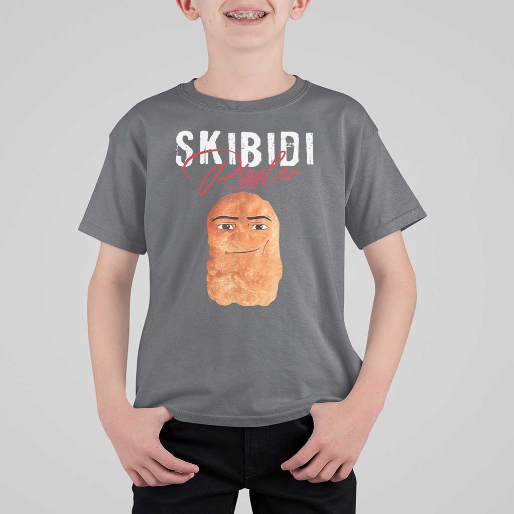 Funny Skibidi Toilet Rizzler T Shirt For Kid Brainrot Memes Rizz - Wonder Print Shop