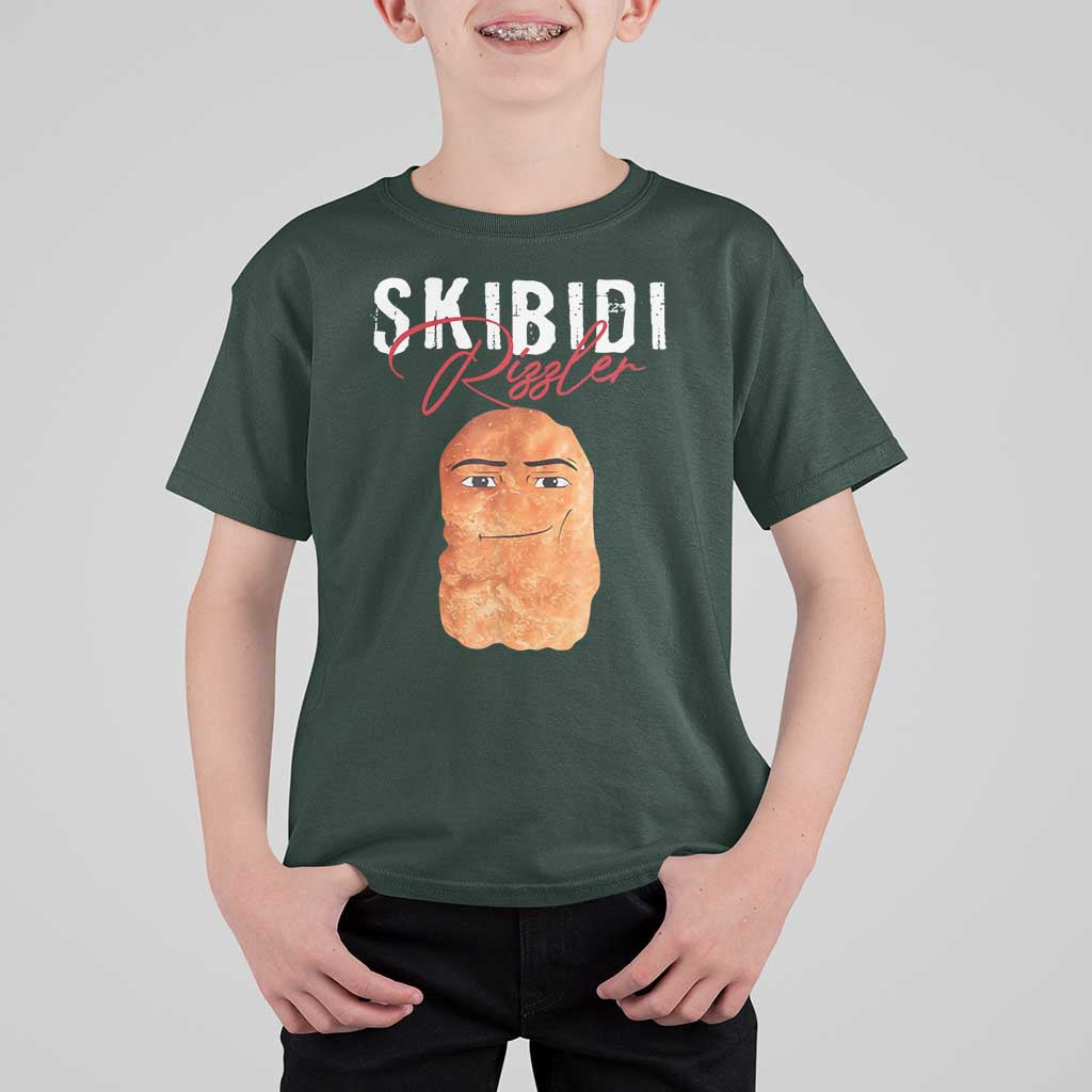 Funny Skibidi Toilet Rizzler T Shirt For Kid Brainrot Memes Rizz - Wonder Print Shop