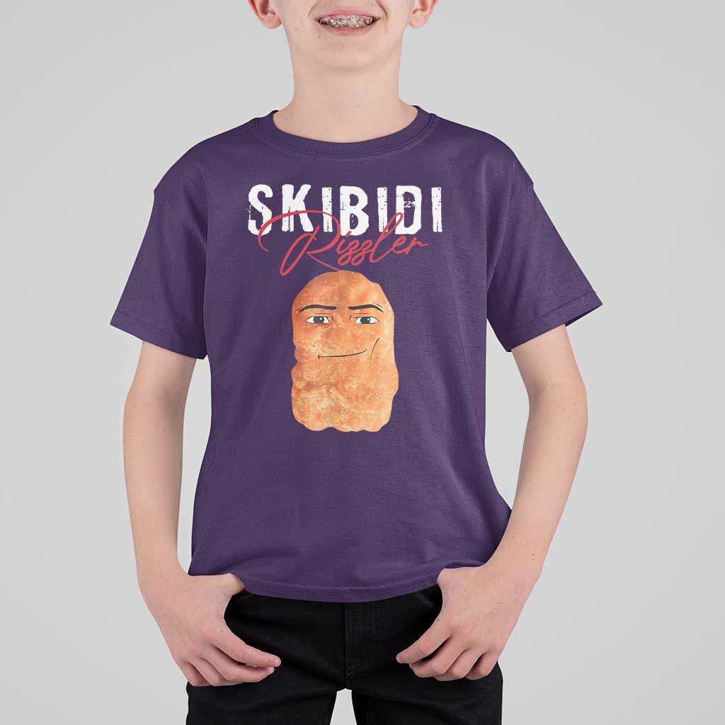 Funny Skibidi Toilet Rizzler T Shirt For Kid Brainrot Memes Rizz - Wonder Print Shop