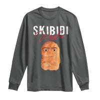 Funny Skibidi Toilet Rizzler Long Sleeve Shirt Brainrot Memes Rizz