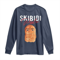 Funny Skibidi Toilet Rizzler Long Sleeve Shirt Brainrot Memes Rizz