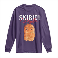 Funny Skibidi Toilet Rizzler Long Sleeve Shirt Brainrot Memes Rizz