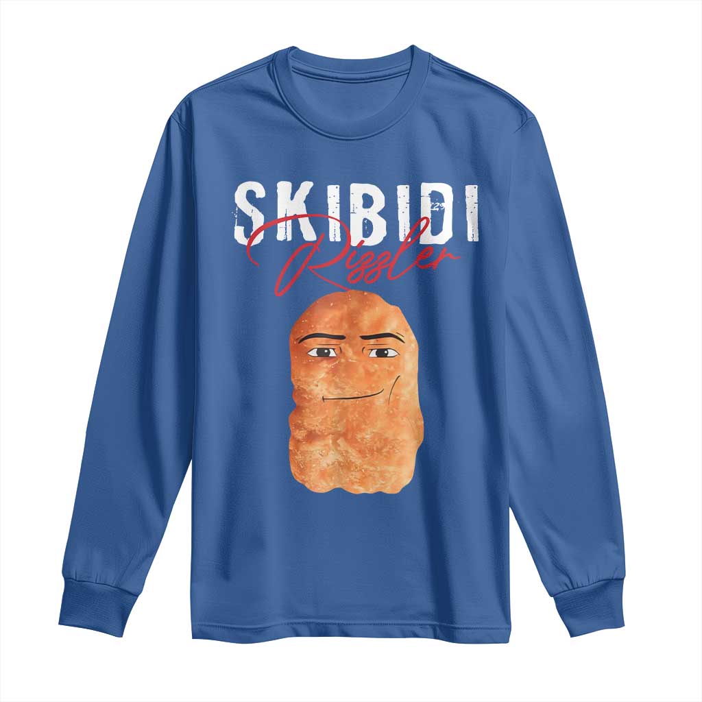 Funny Skibidi Toilet Rizzler Long Sleeve Shirt Brainrot Memes Rizz