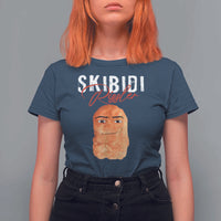 Funny Skibidi Toilet Rizzler T Shirt For Women Brainrot Memes Rizz - Wonder Print Shop