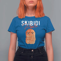Funny Skibidi Toilet Rizzler T Shirt For Women Brainrot Memes Rizz - Wonder Print Shop